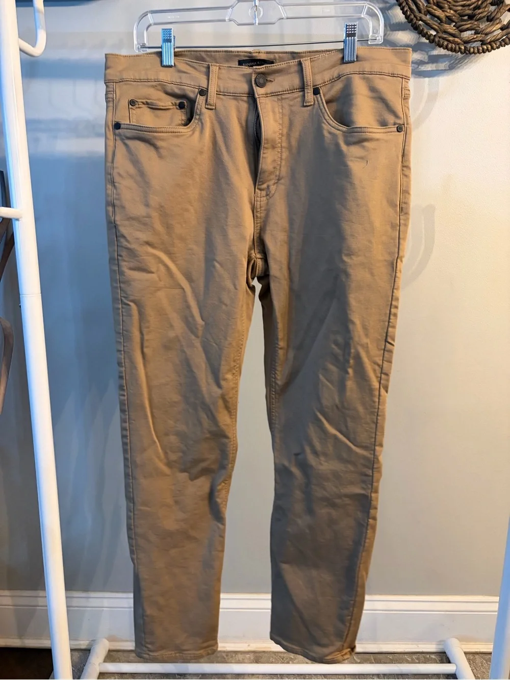 Banana Republic Slim Fit Jeans in Khaki size 34x29